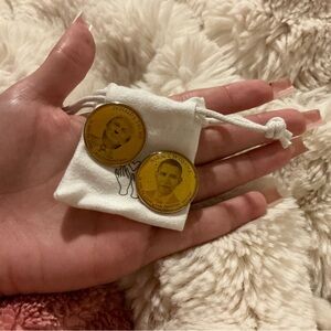 Gold Presidential Coins with Pouch